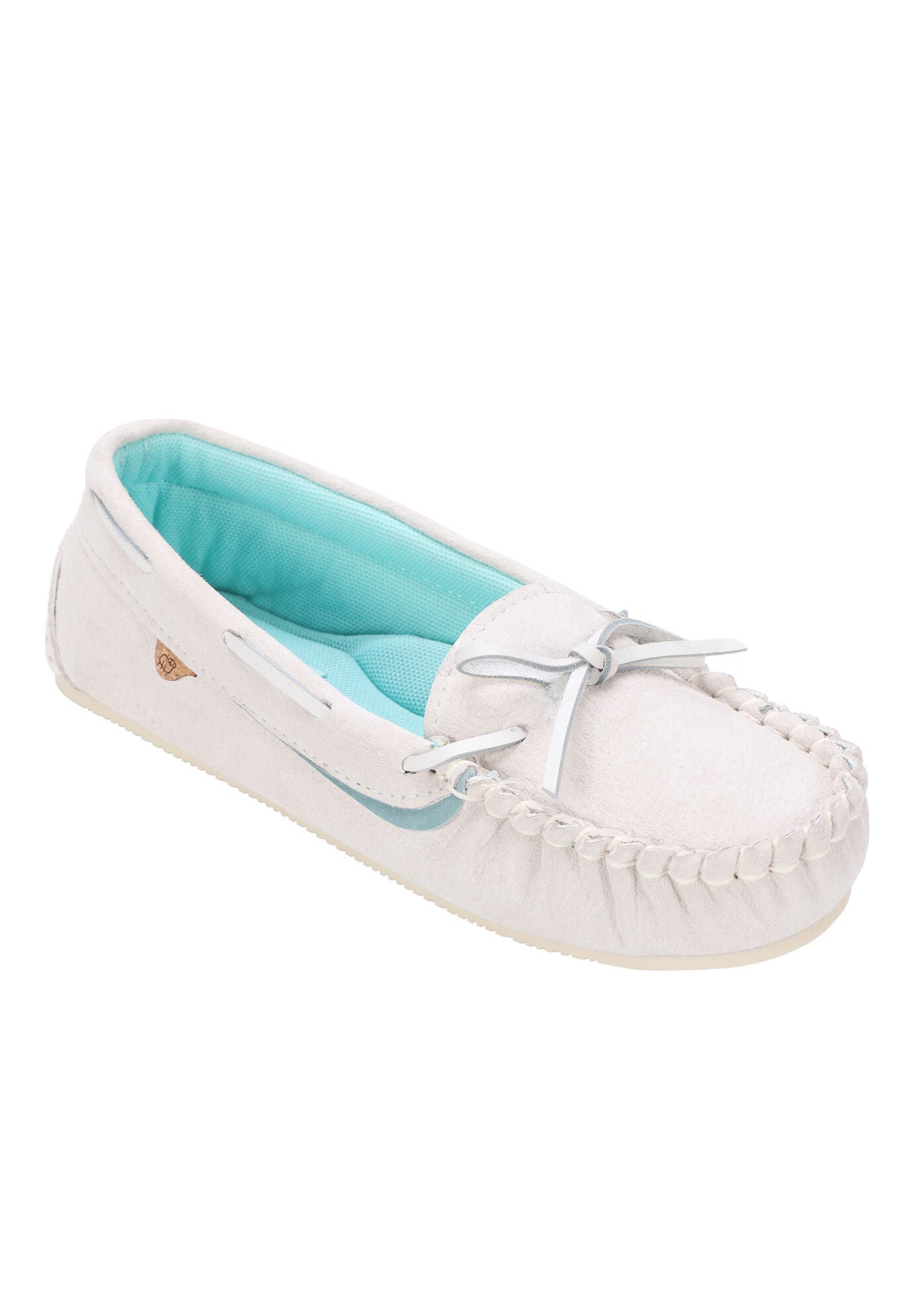Selena Moc Slip On Flat, PALE GREY, hi-res image number 0