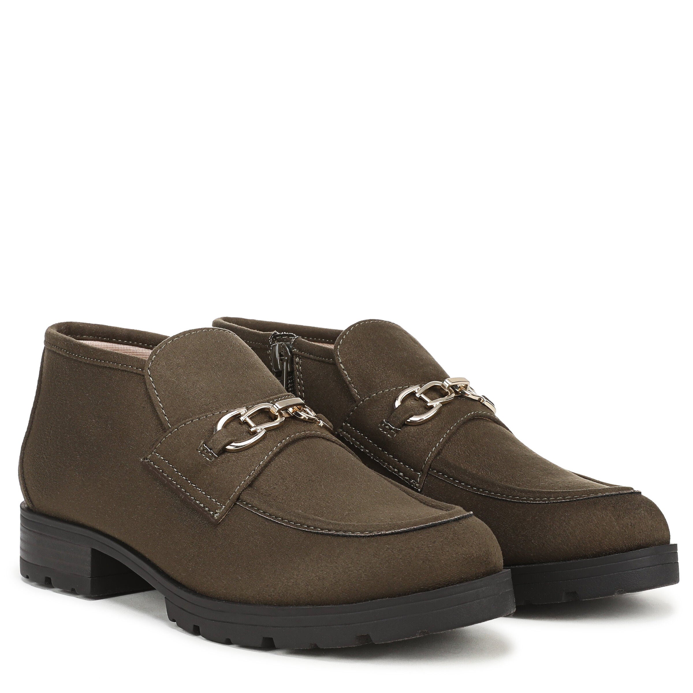 Leila Loafer Bootie, ARMY GREEN, alternate image number 2