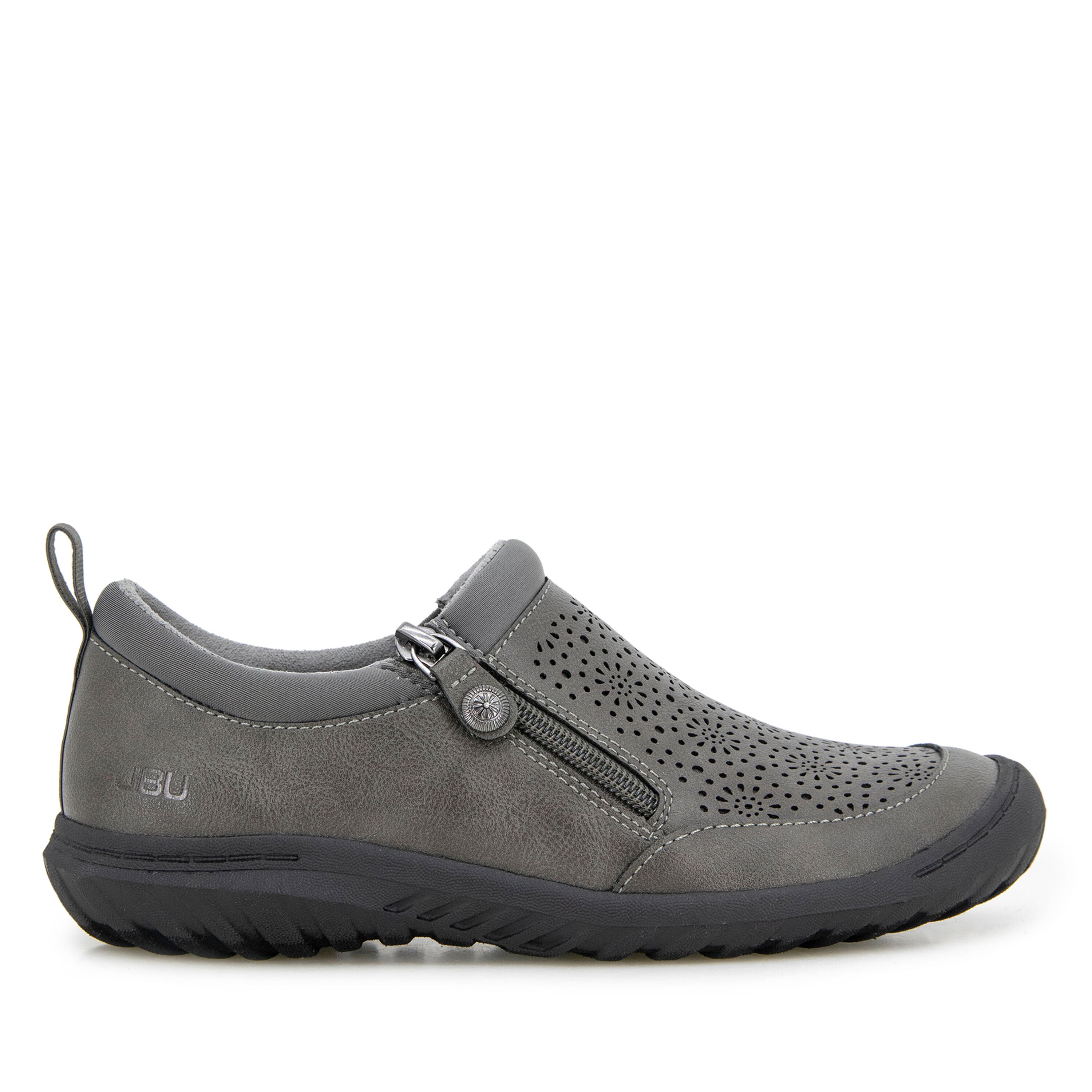 Avery Closed Casual Flat, GREY, alternate image number 2
