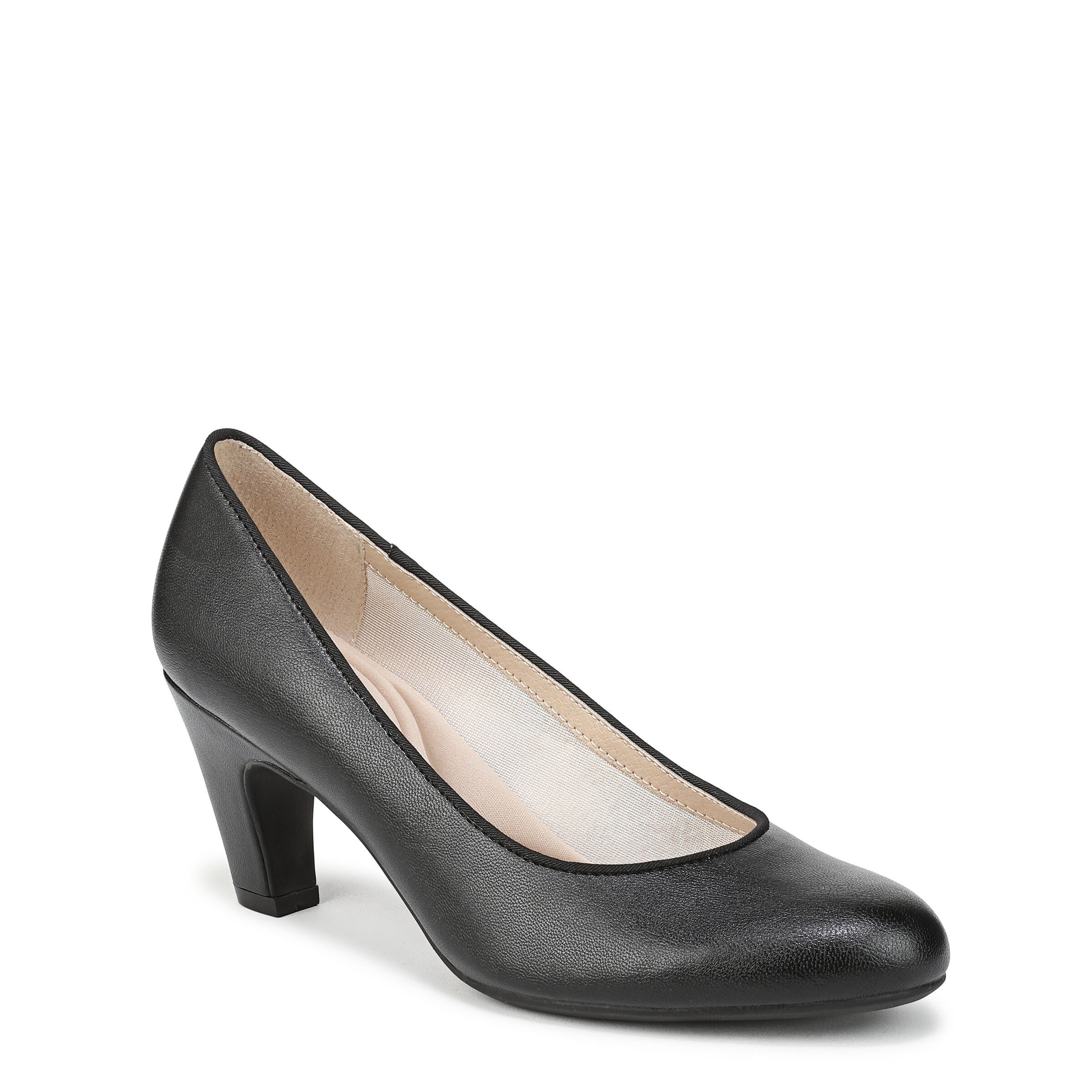 Parigi Plus Pump, BLACK FAUX LEATHER, hi-res image number 0
