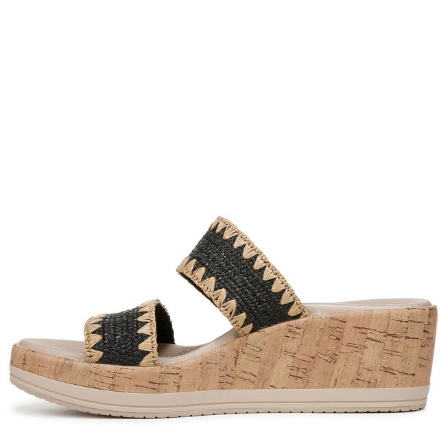 Resort Sandal, BLACK STRETCH, alternate image number 5