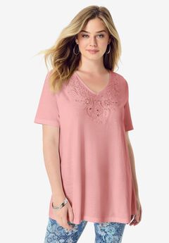 Eyelet Swing Tee