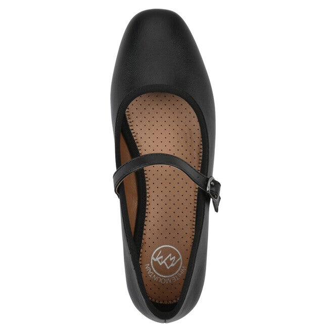 Boch Mary Jane Flat, BLACK SMOOTH, alternate image number 4