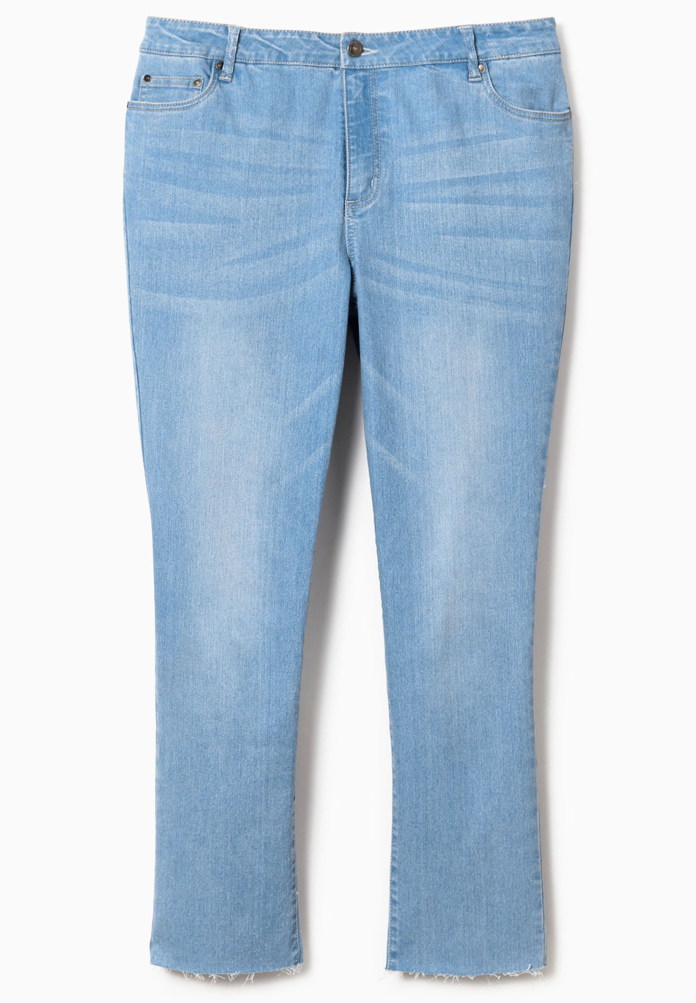 Crop Straight-Leg Jean by Denim 24/7&reg;, , alternate image number 3