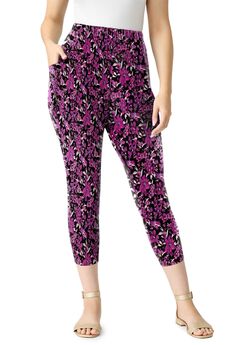 Side-Pocket Essential Capri Legging
