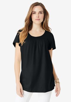 Shirred Ultimate Tee
