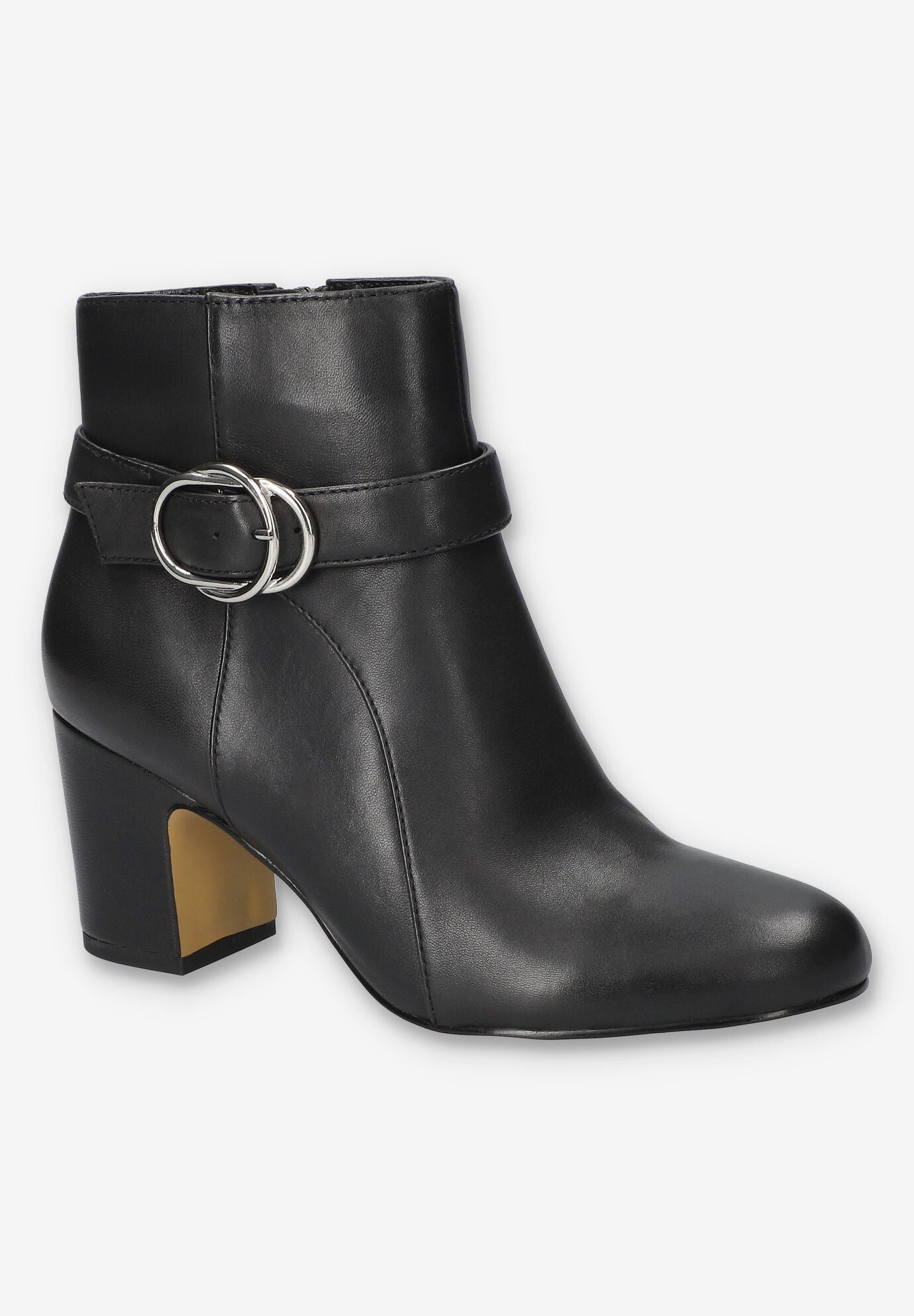 Gamela Dress Ankle Boot, BLACK LEATHER, hi-res image number 0