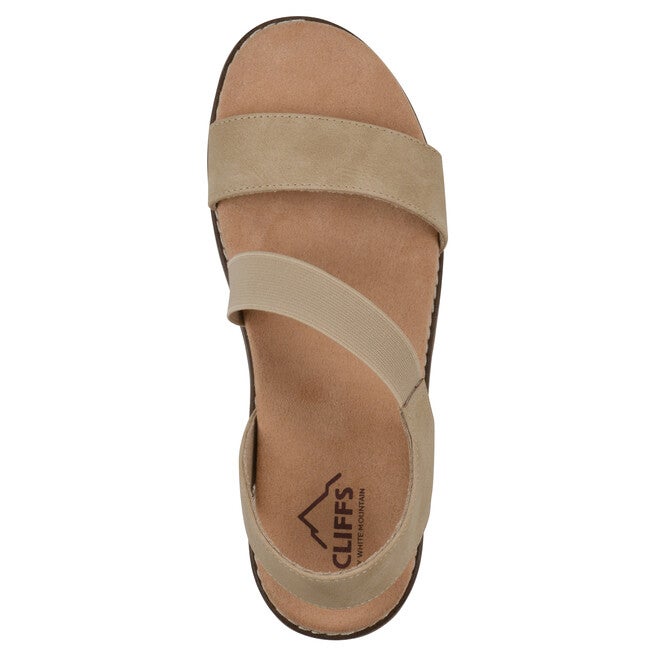 Tinnley Wedge Sandal, NATURAL NUBUCK, alternate image number 4