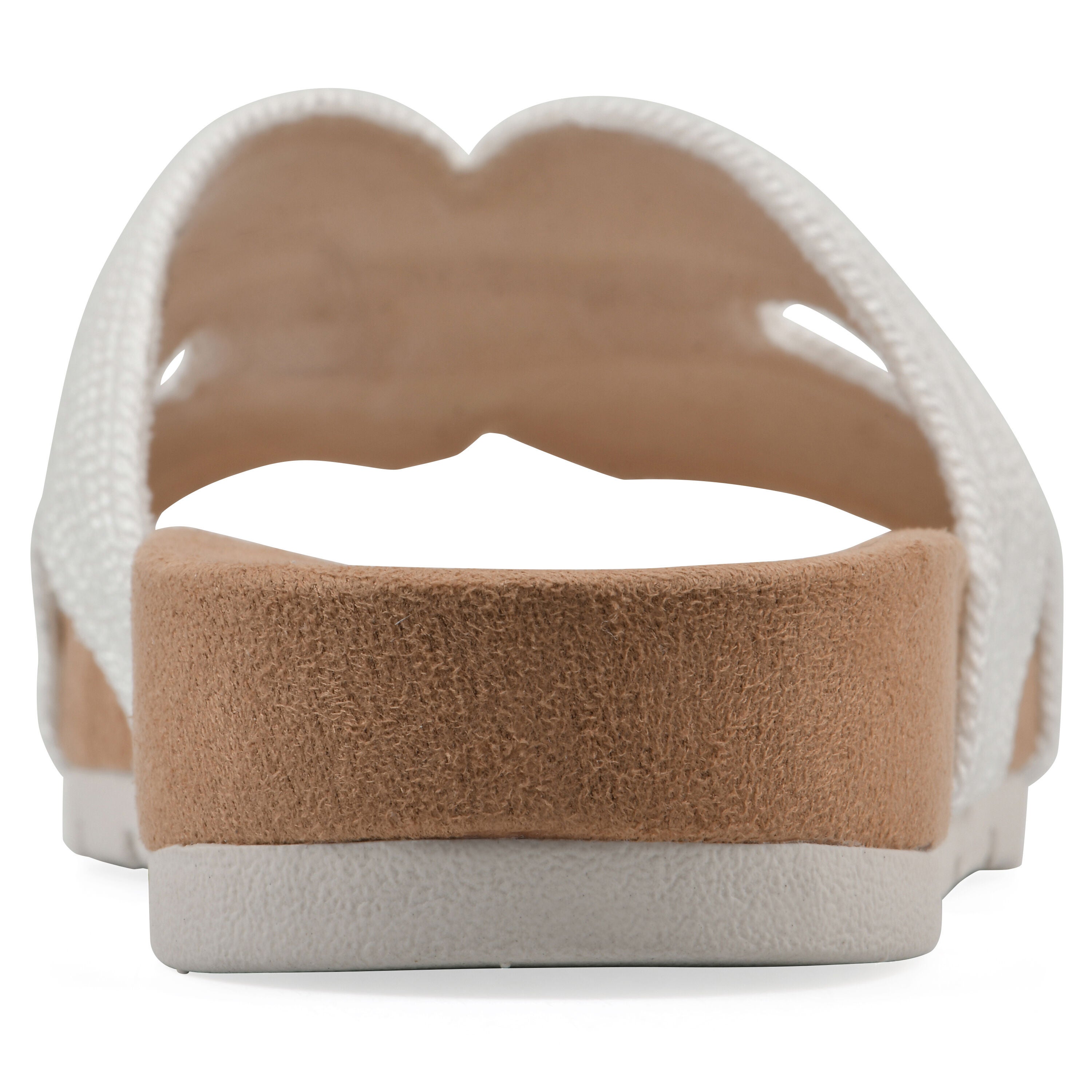 Tindra Slide Sandal, WHITE RAFFIA, on-hover image number 1