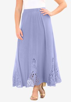 Ultrasmooth® Fabric Lace Maxi Skirt