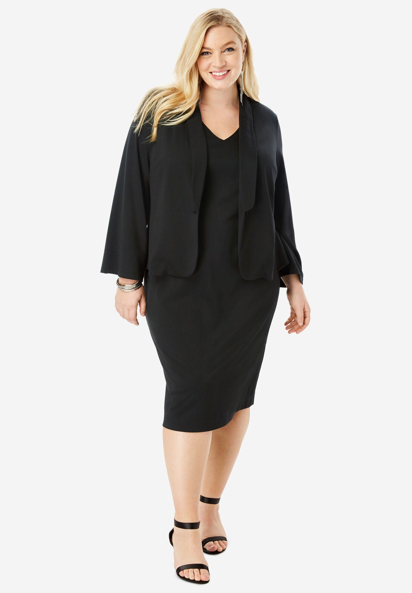 plus size jacket dresses for work