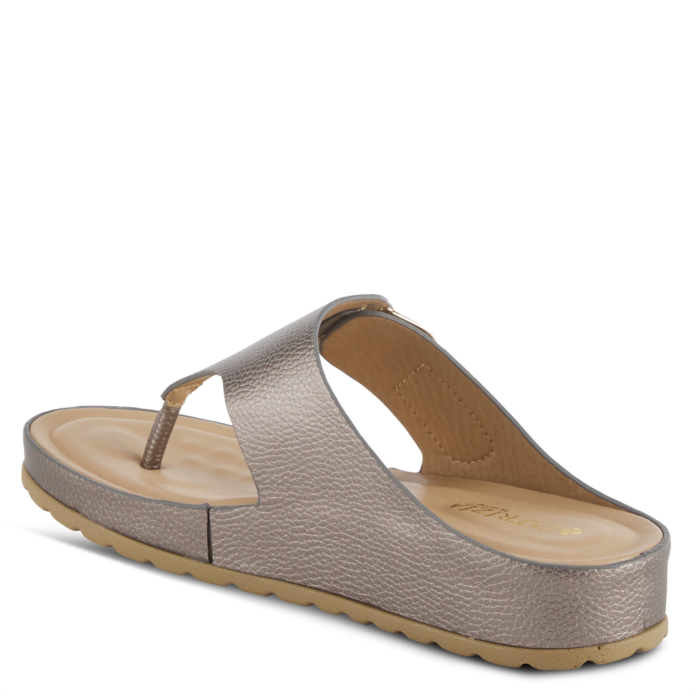 Rozeta Thong Sandal, PEWTER, alternate image number 6