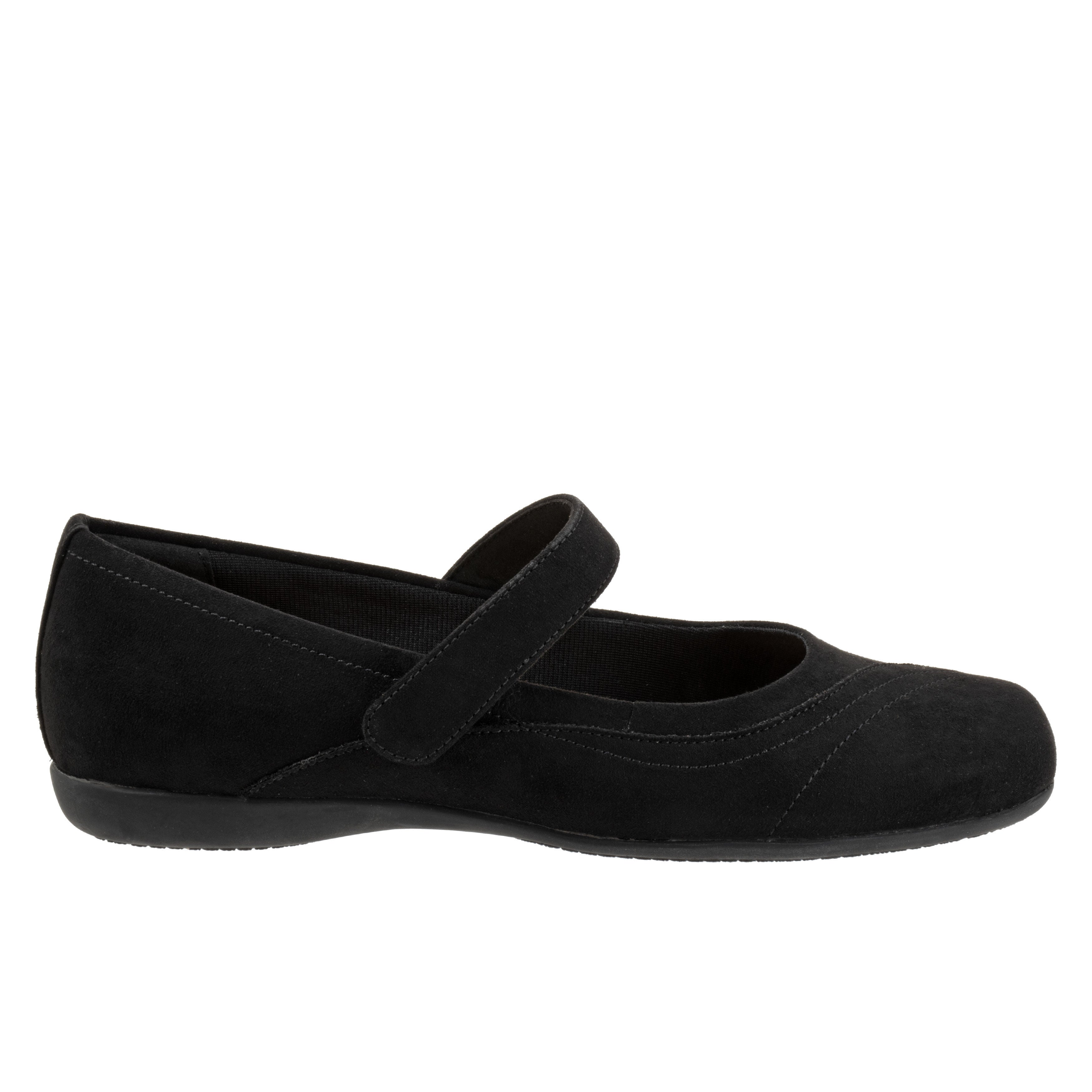 Sherese Flat, BLACK SUEDE, alternate image number 4