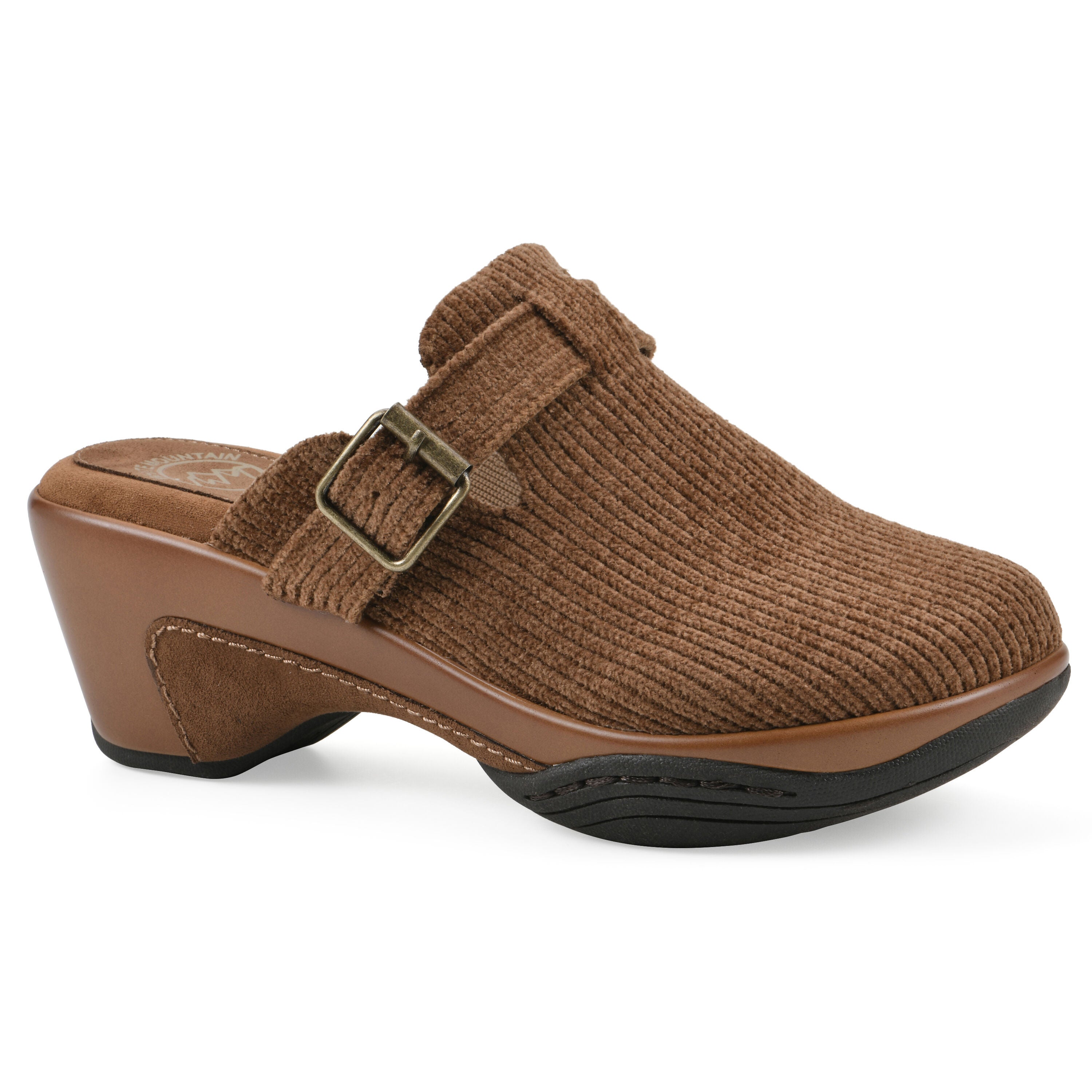 Vias Slip-on Clog, PECAN FABRIC, hi-res image number 0