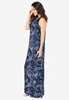 Ultrasmooth® Fabric Print Maxi Dress, , alternate image number null