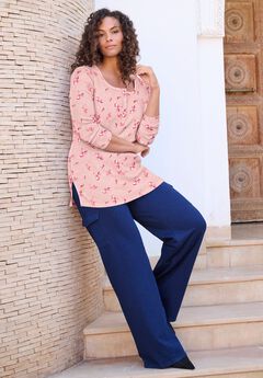 Thermal Henley Tunic