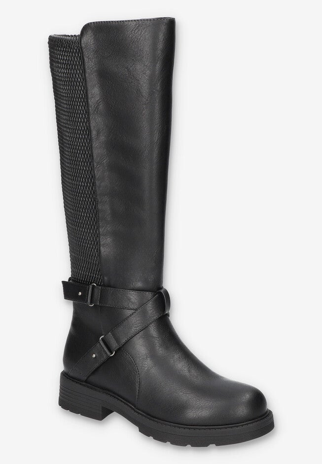 Austyn Tall Boot, BLACK STRETCH, hi-res image number 0