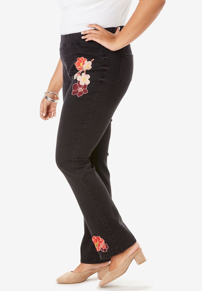 The Bootcut No-Gap Jean by Denim 24/7®, , alternate image number 2