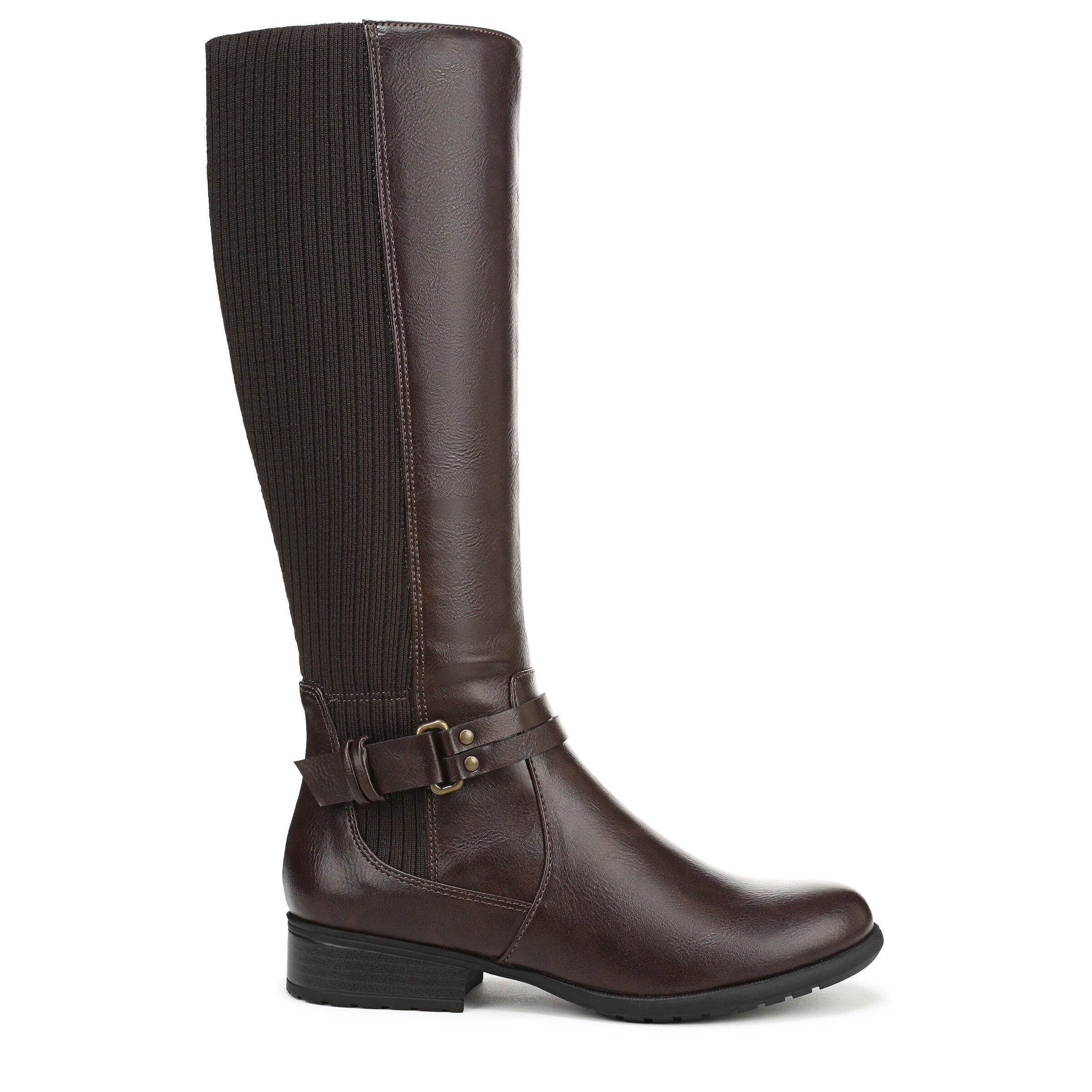 X-Anita Knee High Boot, DARK BROWN, alternate image number 3