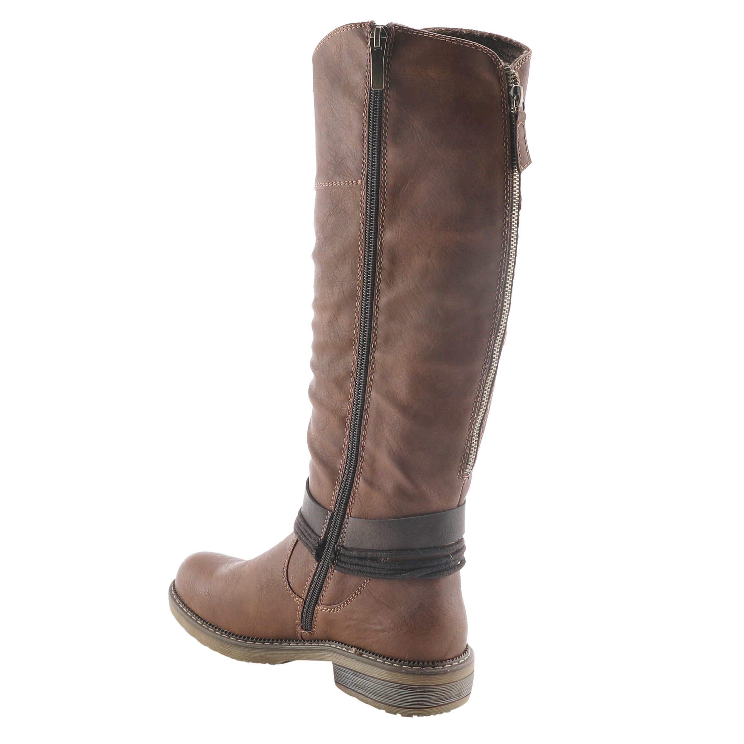 Mangie Tall Boots, BROWN, alternate image number 6