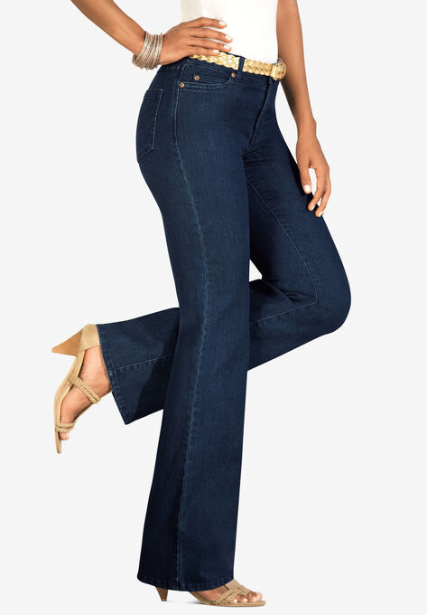 Bootcut Jean with Invisible Stretch®, DARK WASH, hi-res image number null
