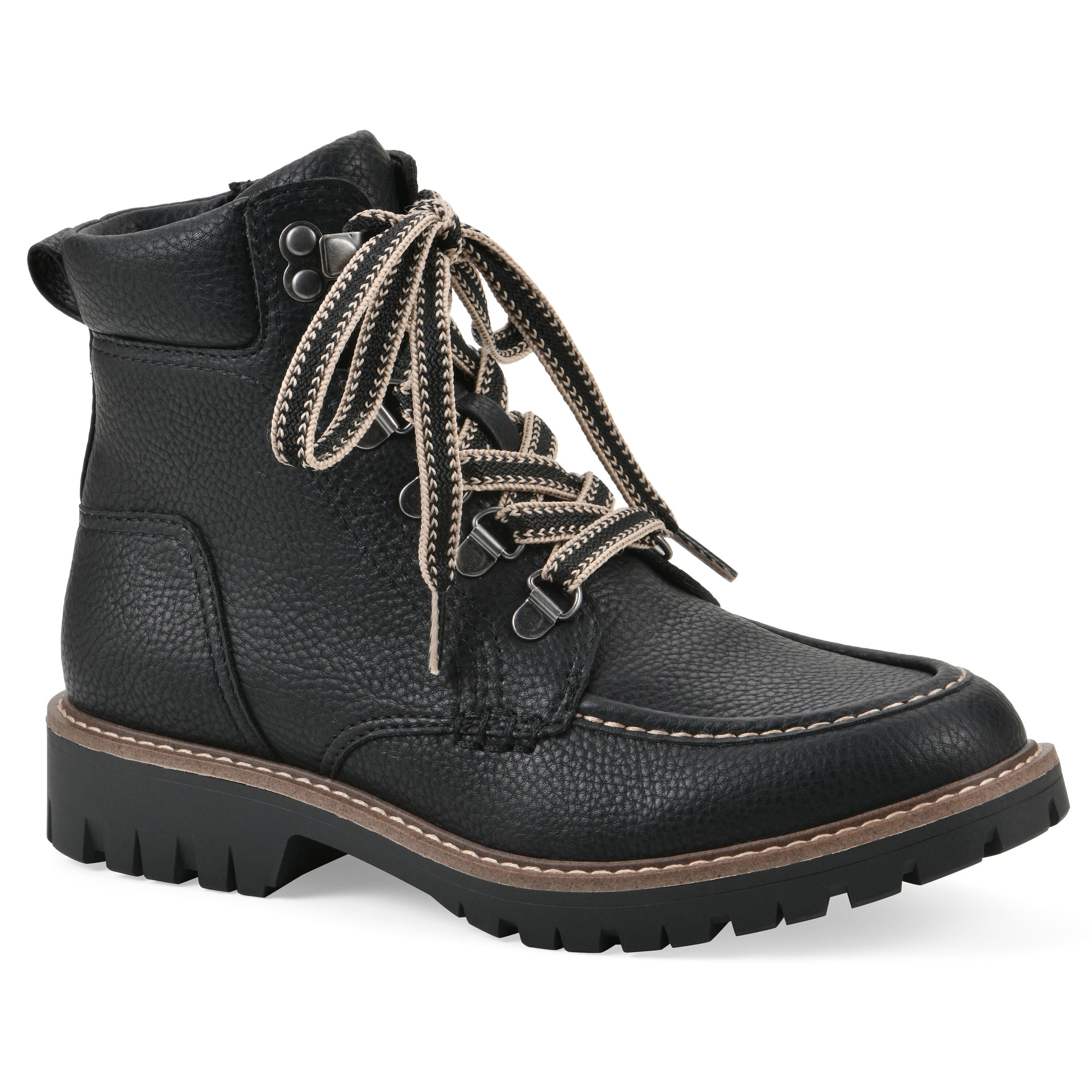 Parcels City Hiker Boot, BLACK PEBBLE SMOOTH, hi-res image number 0