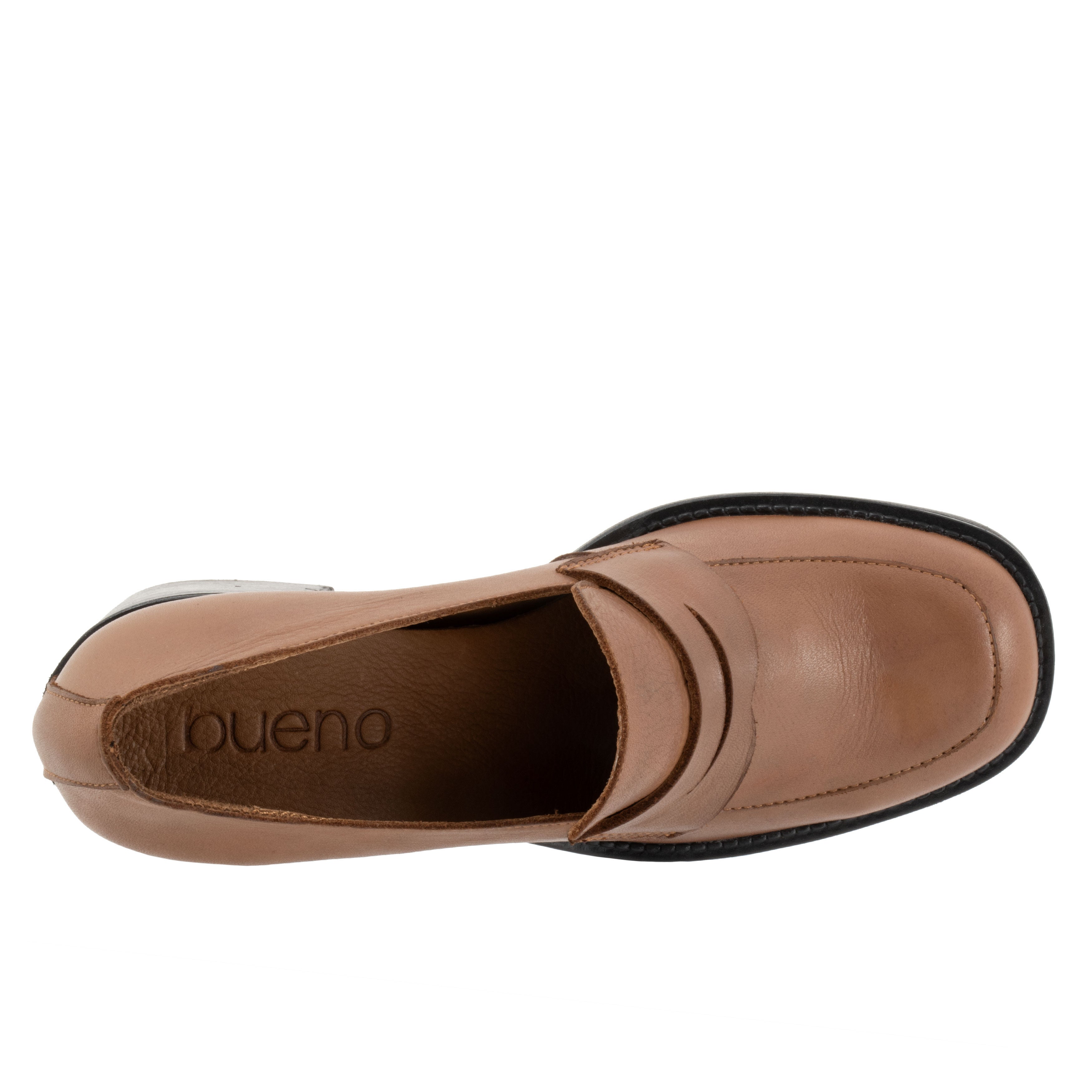 Ruth Leather Loafer, DARK TAN, alternate image number 3