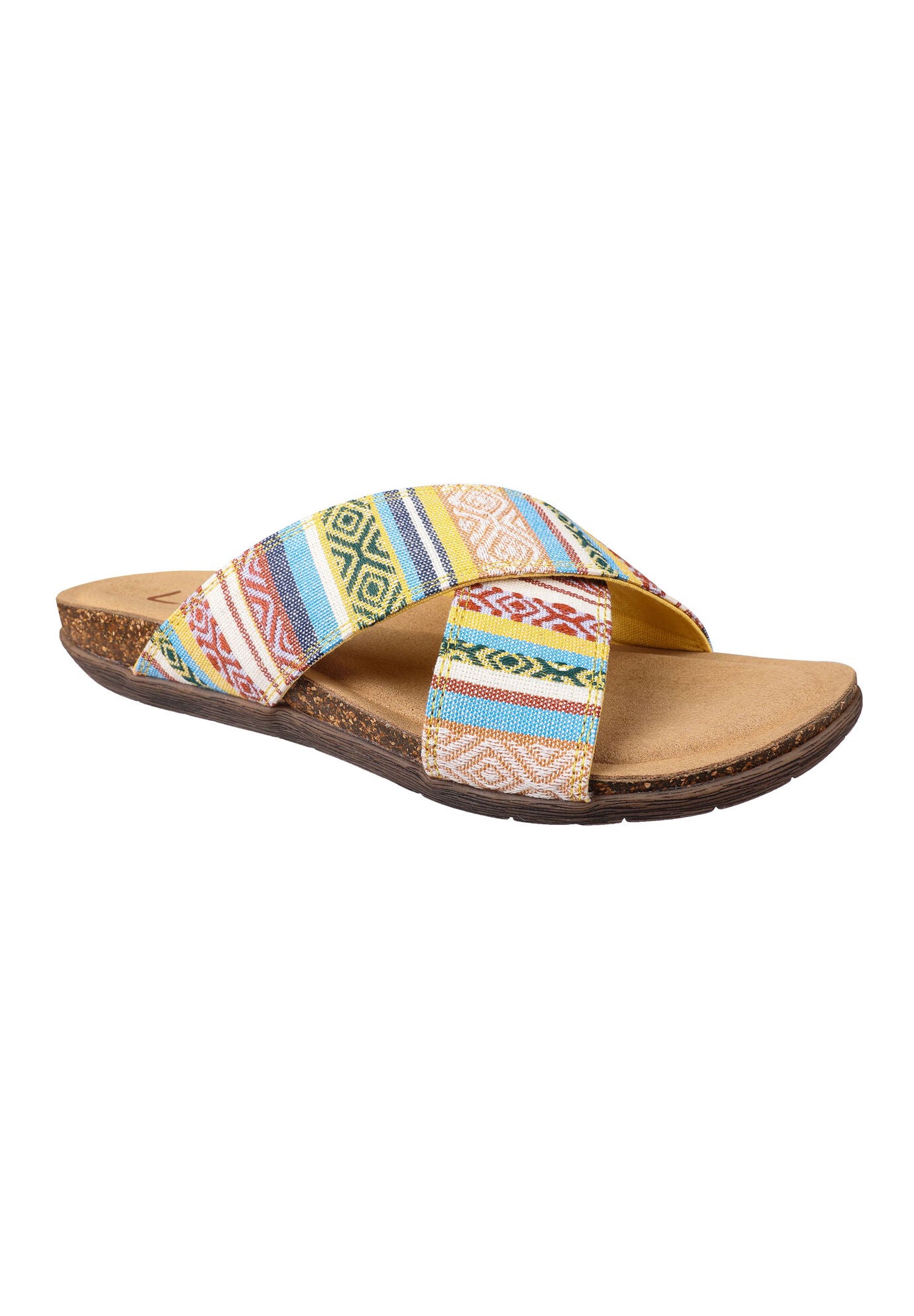 Leyla Slip On Sandal, YELLOW, hi-res image number 0