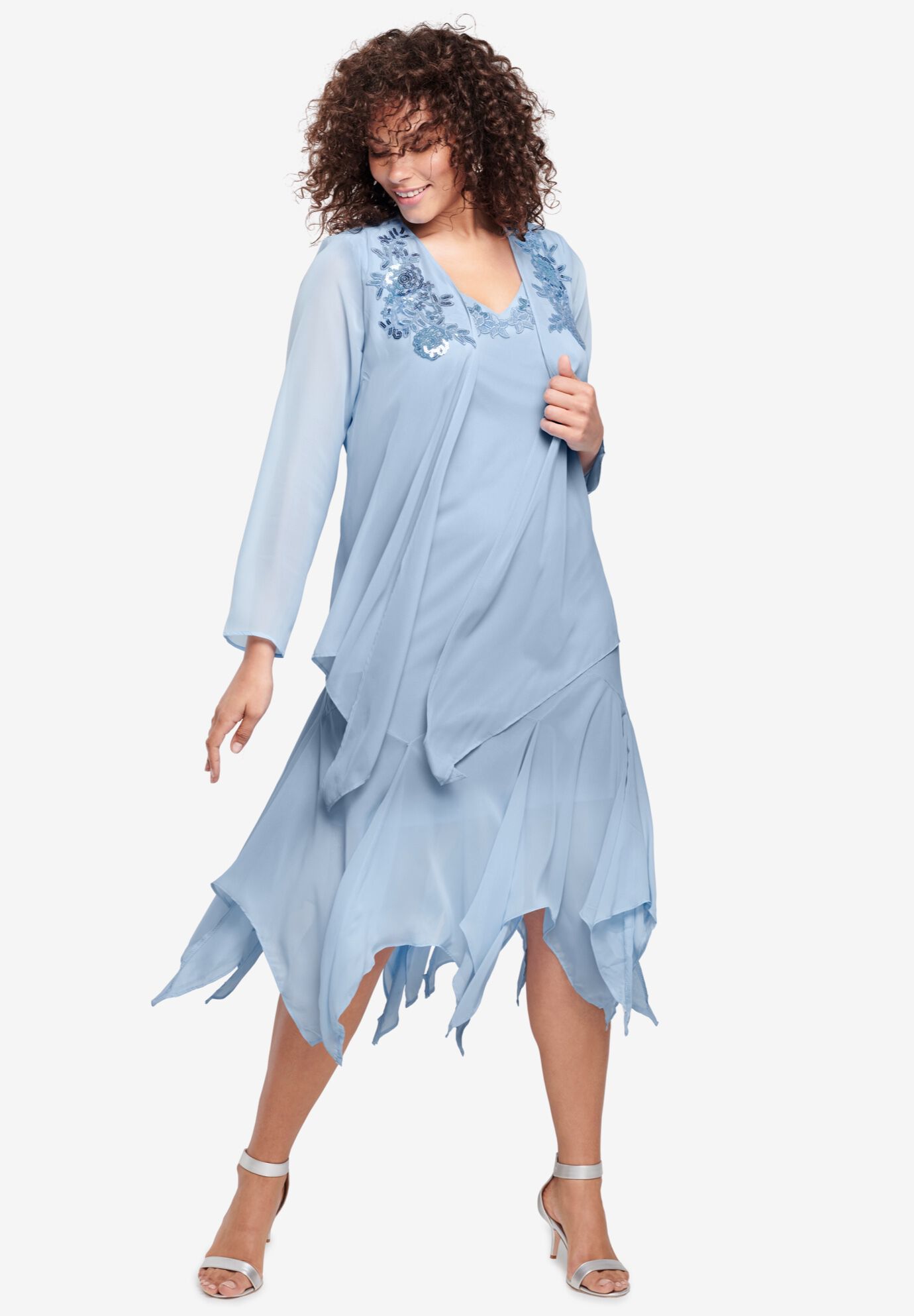 Sequence Dress with Jacket