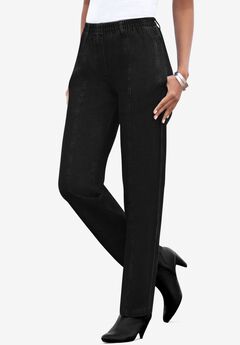 Plus Size Easy-Wear Straight Leg Jean