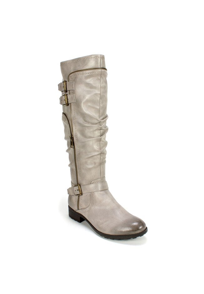 Ranger Wide Calf Boot by White Mountain, CHARCOAL BURNISHED, hi-res image number null