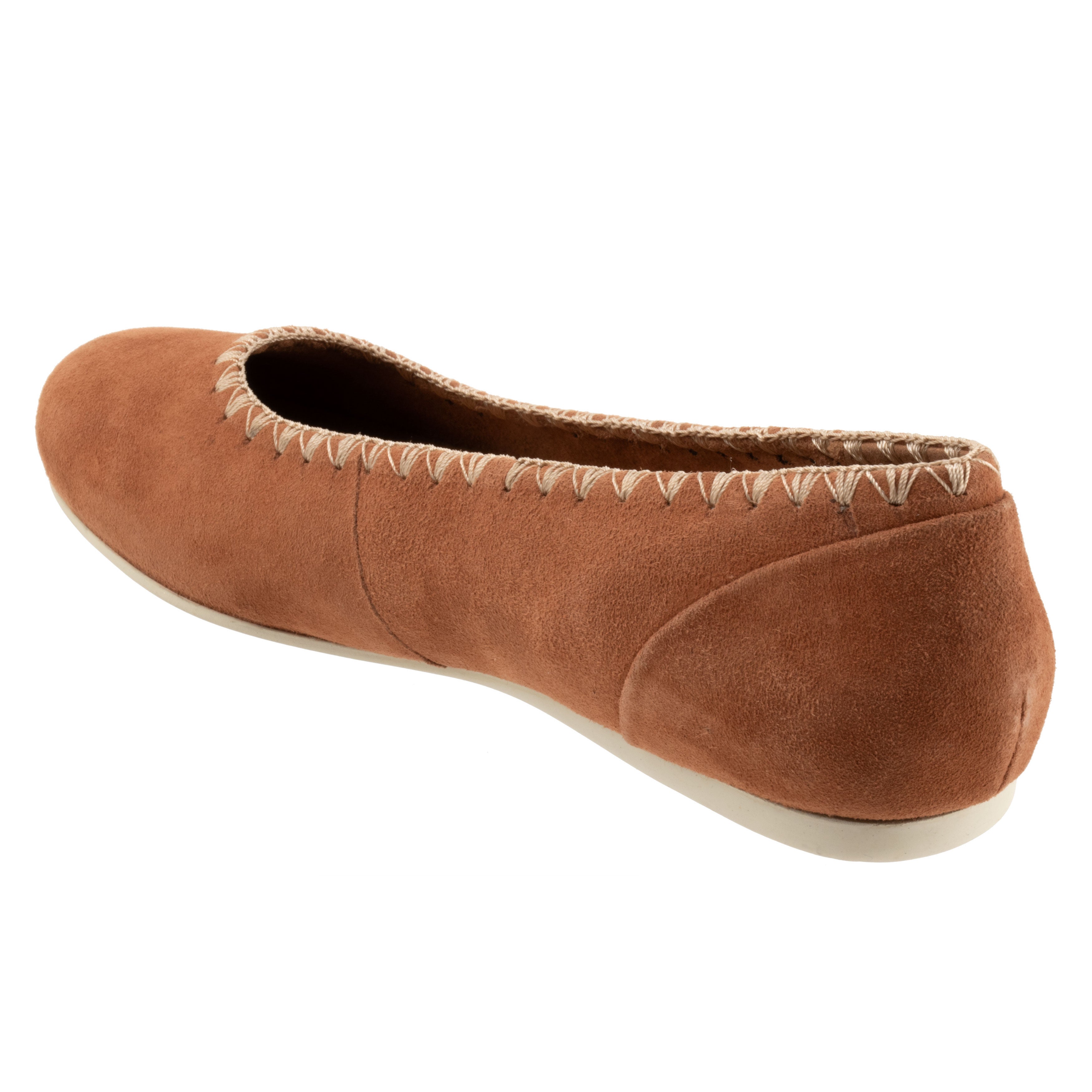 Sonoma Embroidery Flat, LUGGAGE SUEDE, on-hover image number 1