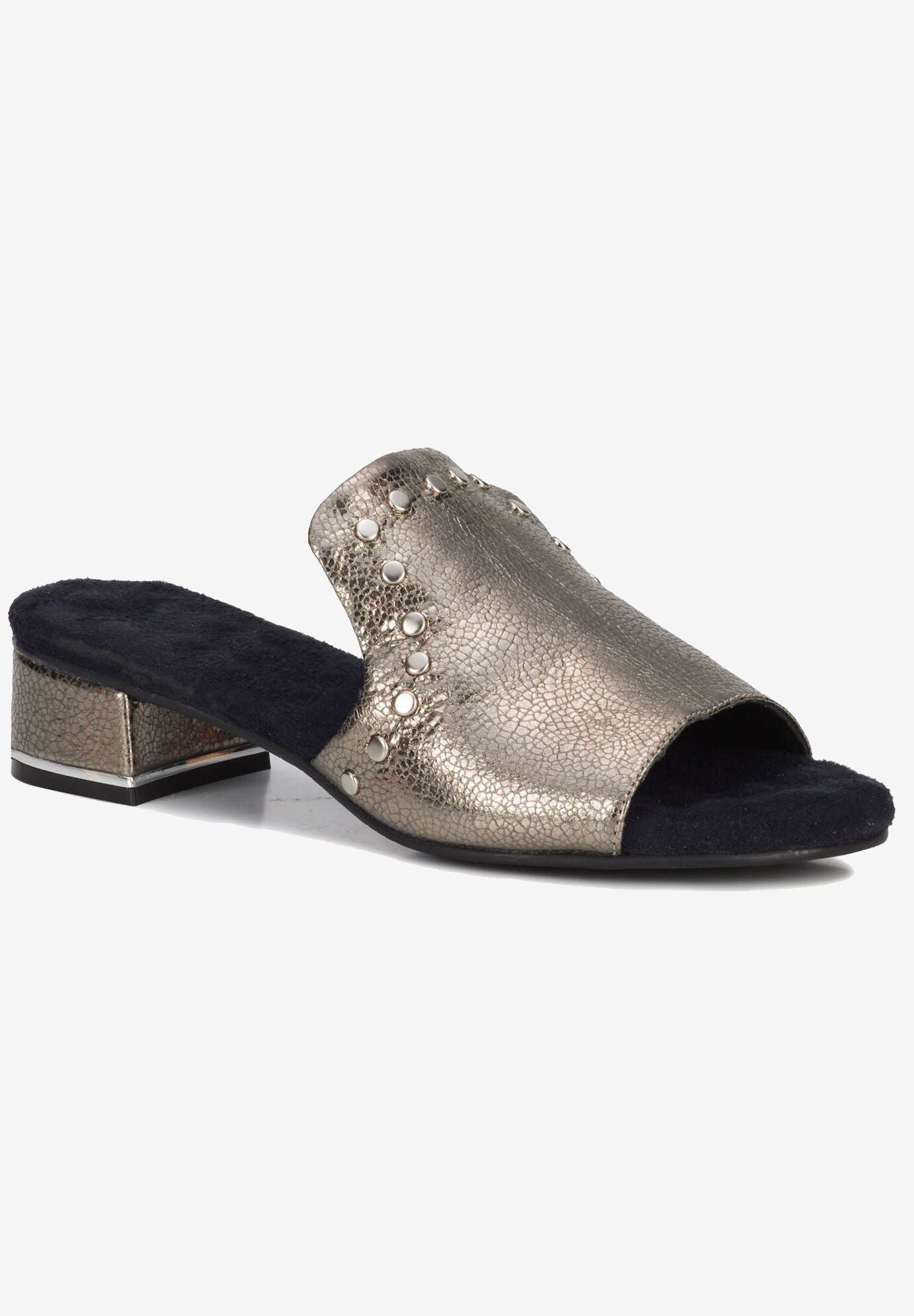 Bizzy Sandal, PEWTER LEATHER, hi-res image number 0