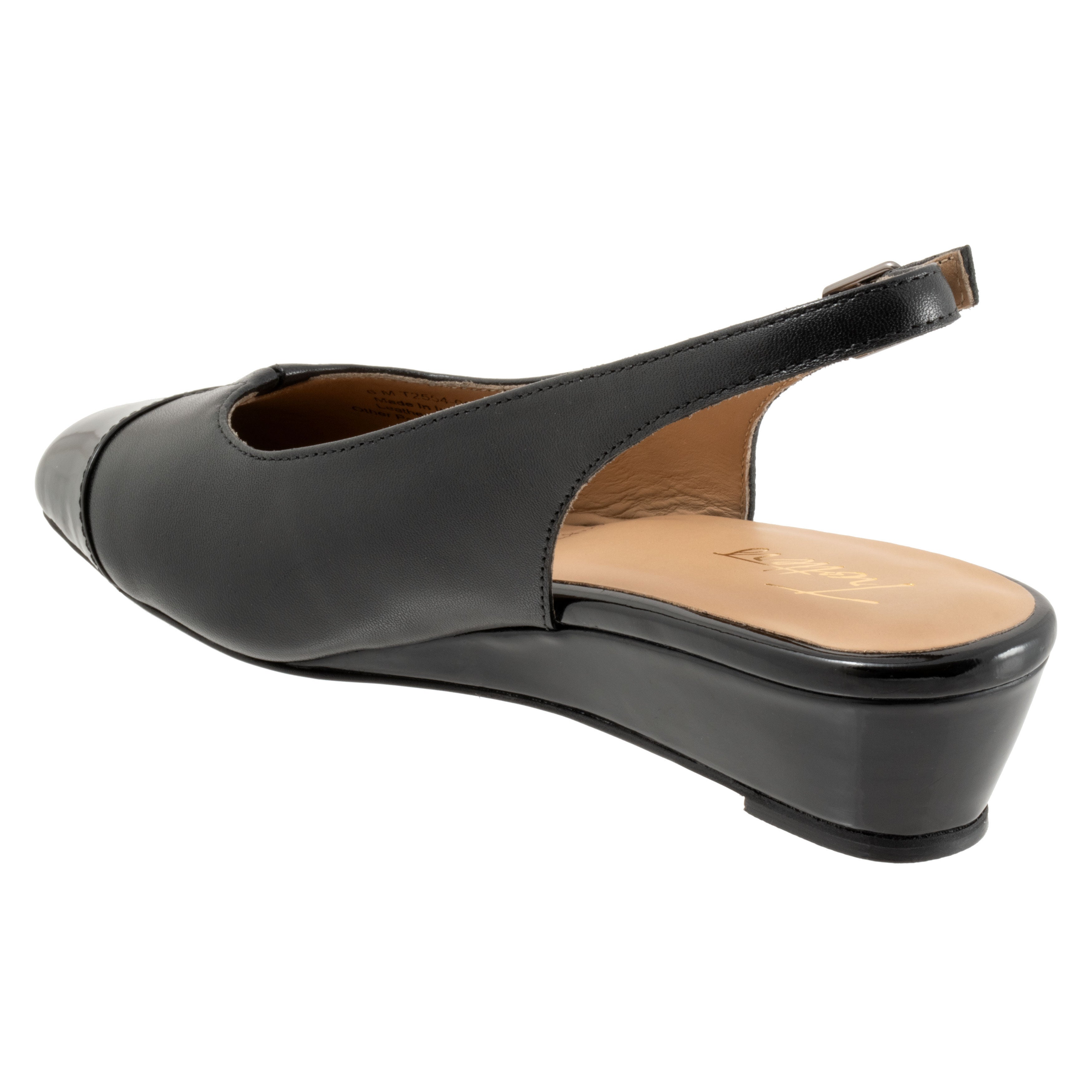 Dea Wedge Pump, DARK BLACK, on-hover image number 1