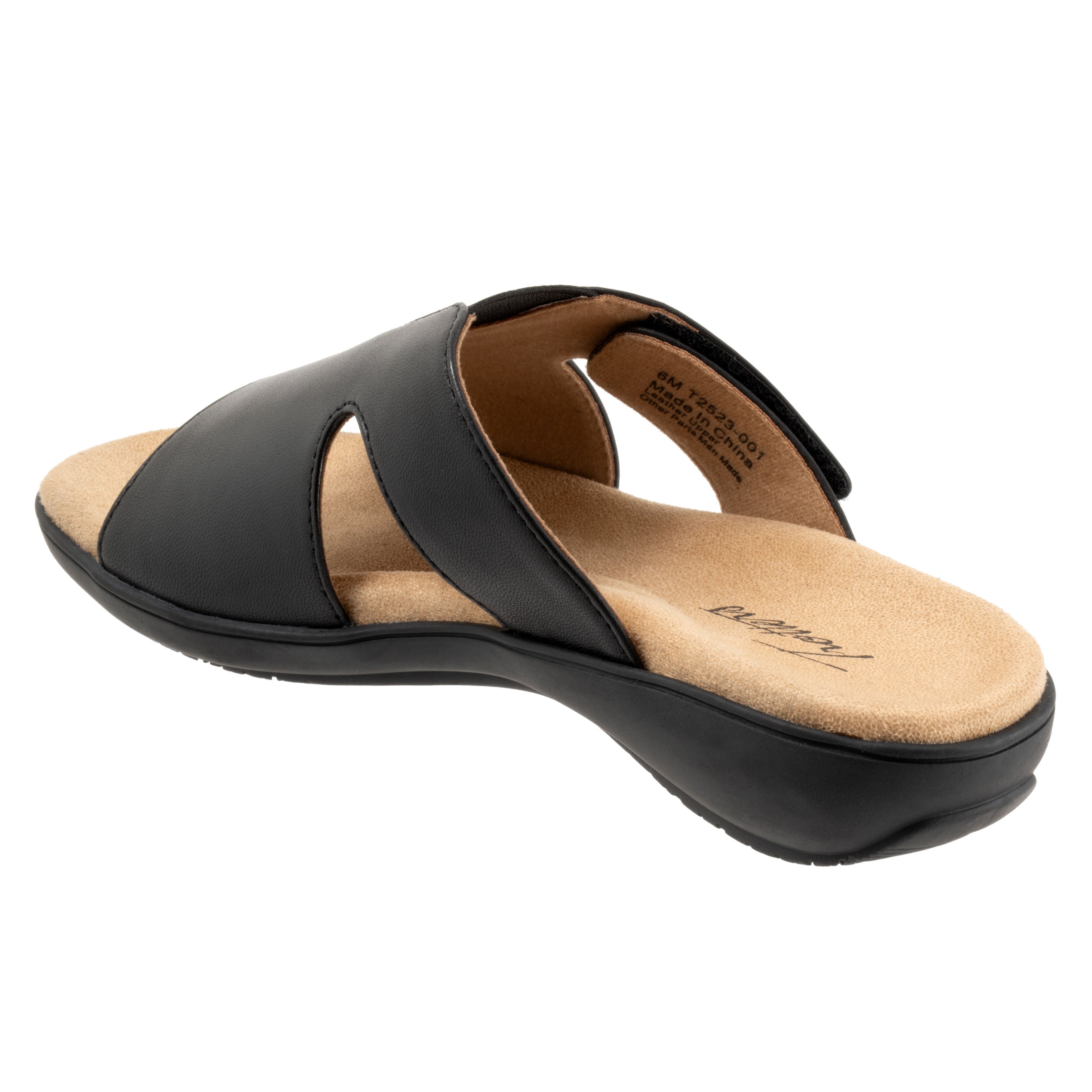 Roxine Sandal, BLACK, on-hover image number 1