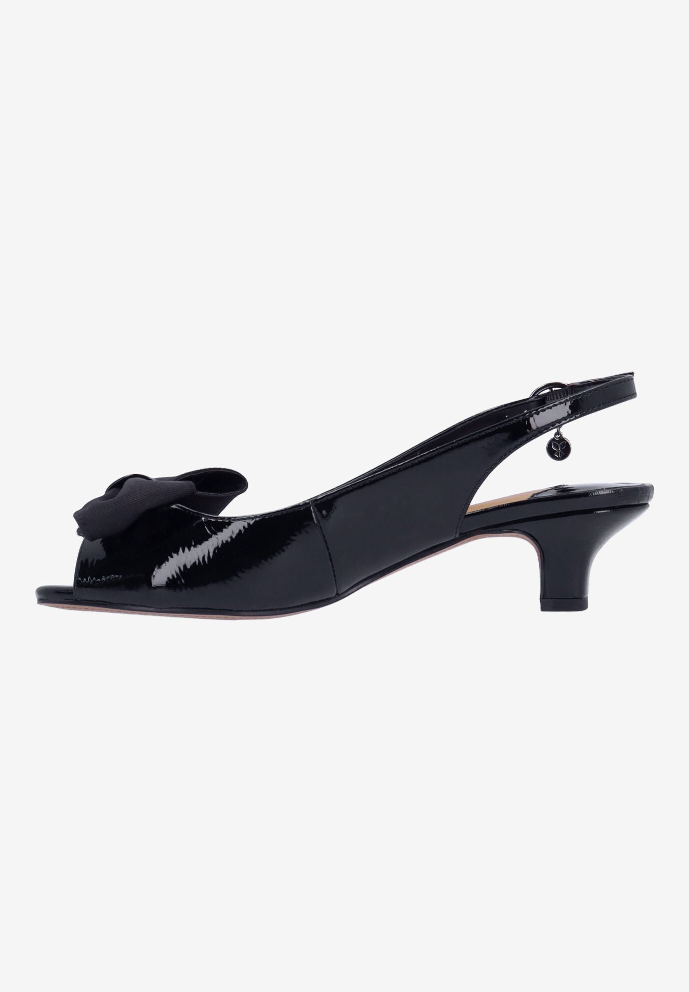 Lirain Slingback Pump, BLACK, alternate image number 5