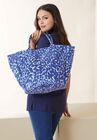 Printed Canvas Tote Bag, , alternate image number null
