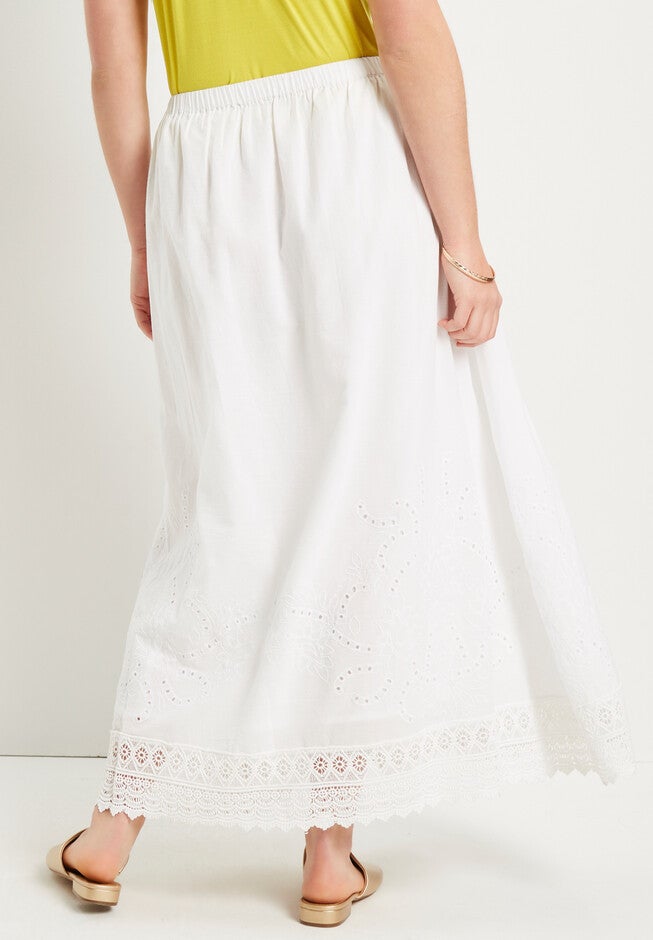 Crochet-Detailed Skirt, , on-hover image number null