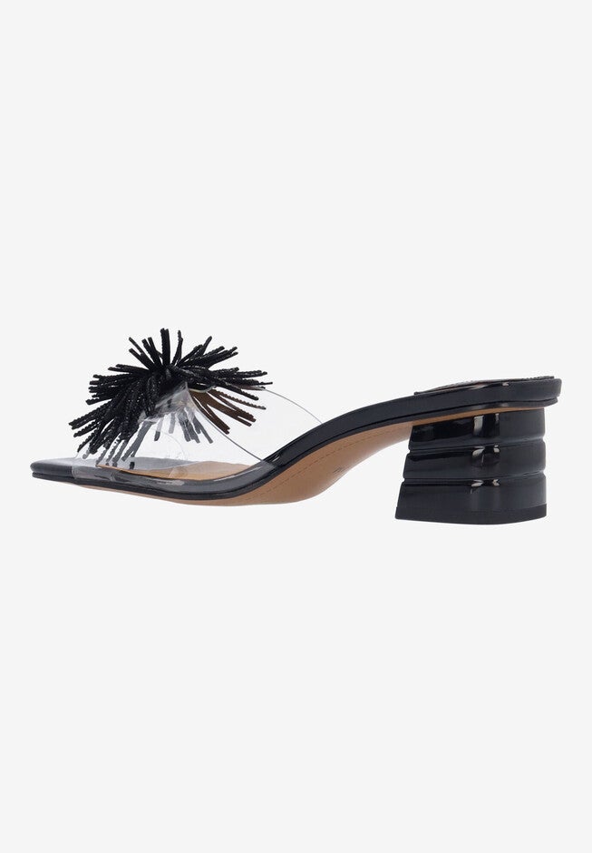Ozara Slip-On Sandal, CLEAR BLACK, on-hover image number 1