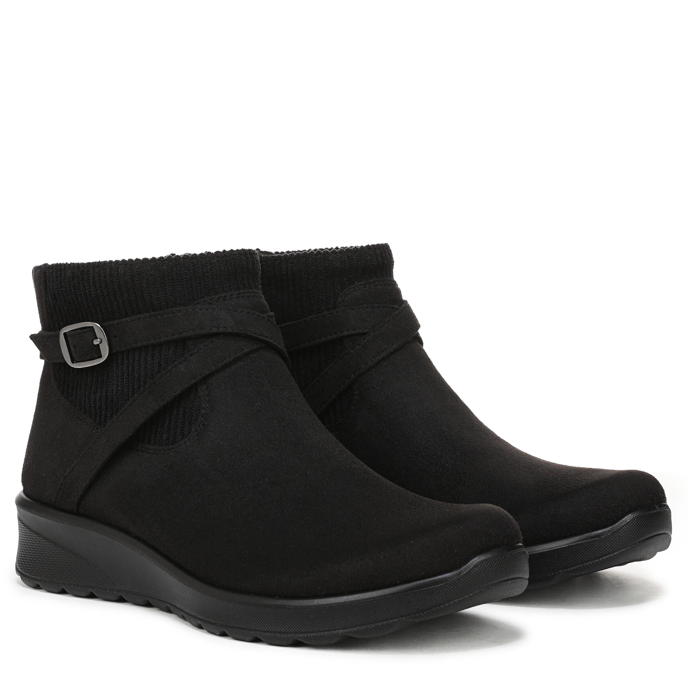 Gates Ankle Bootie, BLACK FABRIC, alternate image number 2