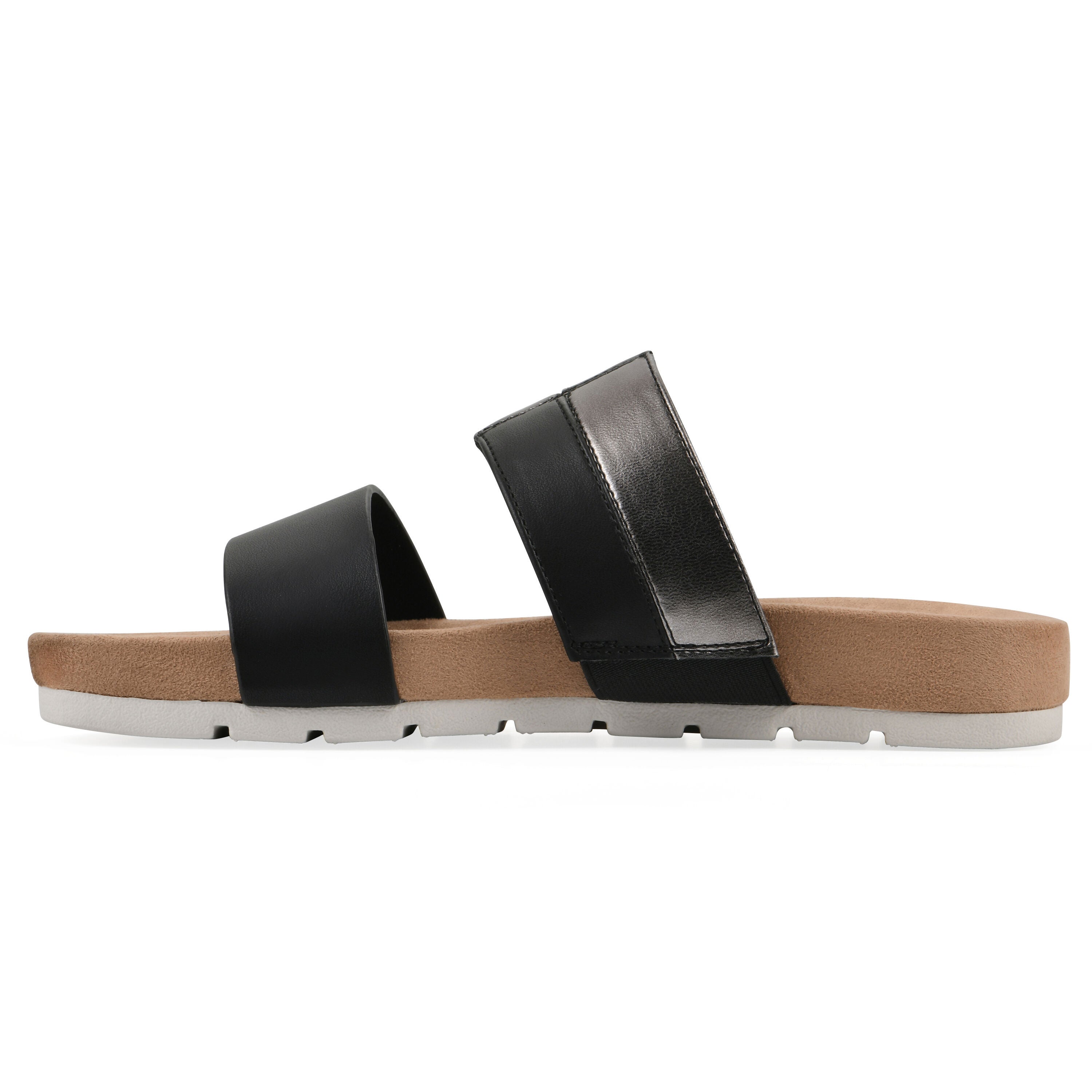 Tammy Slide Sandal, BLACK SMOOTH, alternate image number 3