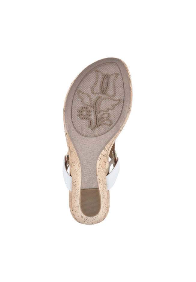 White Mountain Aida Cork Wedge Sandal, , alternate image number null