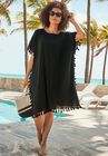Everly Pom Pom Cover Up Tunic, BLACK, hi-res image number null