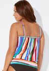 Lightweight Blouson Tankini Top, , on-hover image number 1