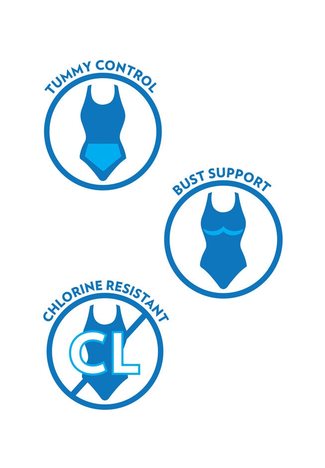 High Neck Open Back One Piece Swimsuit, , alternate image number 2