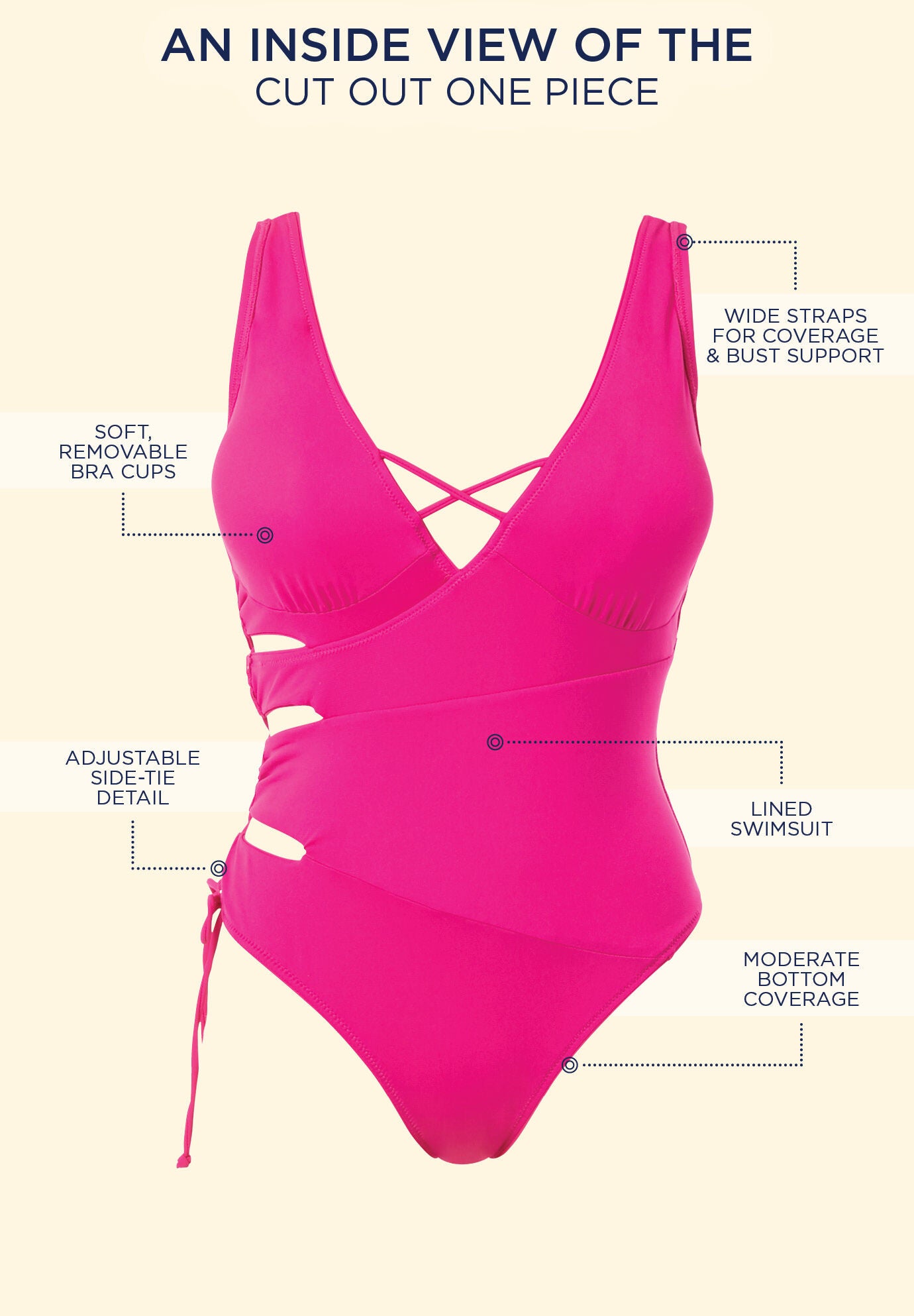 Cut Out One Piece Swimsuit, , alternate image number 3
