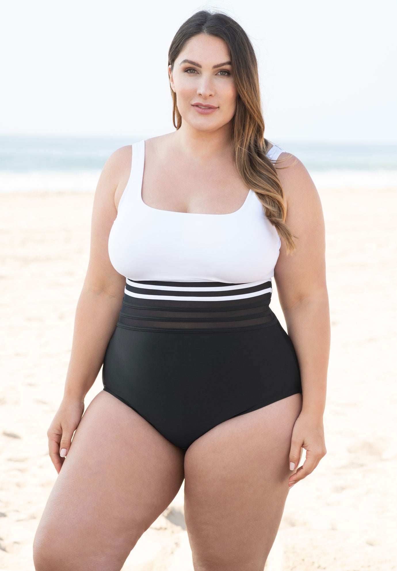 nautica plus size swimwear