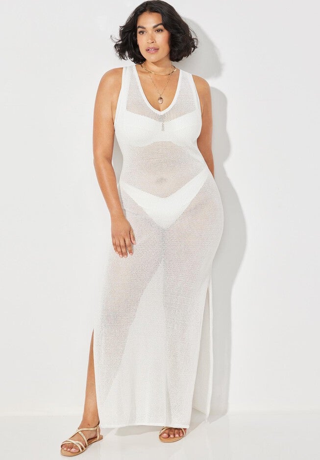 The Crochet Beach Dress, , alternate image number null