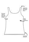 Chlorine Resistant Classic Tankini Top, , alternate image number null