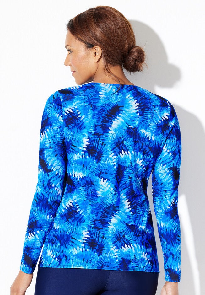 Long Sleeve Twist Front Tee, , on-hover image number 1